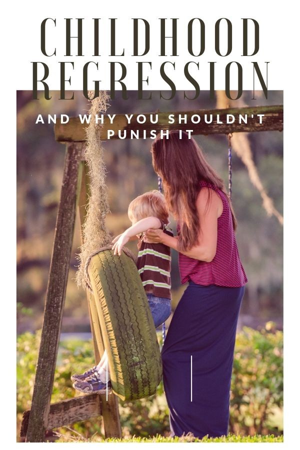 Why you shouldn't punish childhood regression. Childhood regression, positive parenting solutions, positive parenting strategies for regression, regression strategies, tips to help with regression, tips to help with childhood regression, positive parenting techniques to help with regression, behavioral regression, emotional regression, kids regression, regression behaviors, how to help with regression behaviors, positive discipline regression, positive parenting regression