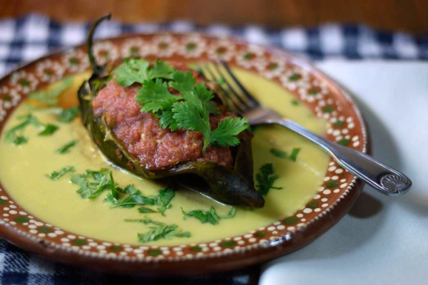 Chicken & Chorizo Chile Rellenos by Tez Abbott | Epicurious Community Table