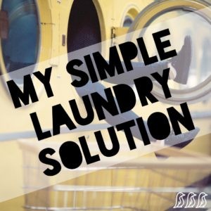 My Simple Laundry Solution