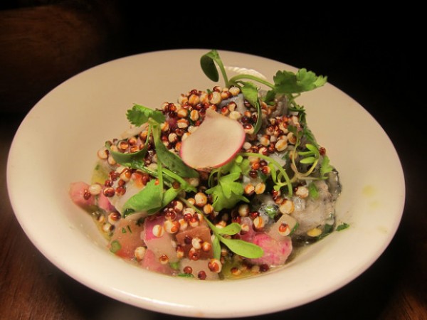 crudo kissed by coals