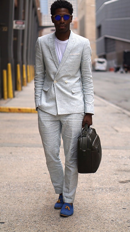 White Summer Suit - Menswear