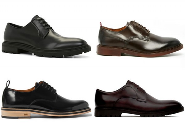 mens chunky oxford shoes