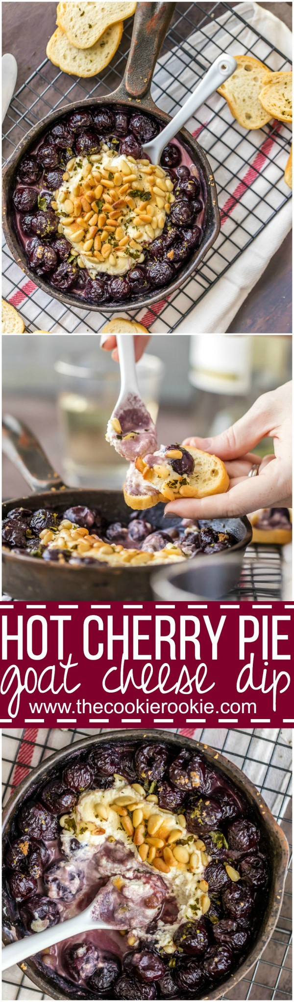 Hot Cherry Pie Goat Cheese Dip by Becky Hardin Epicurious Community Table