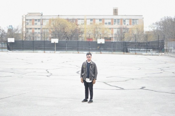 Garrett Leight sunglasses, vintage Barbour Jacket, Reformation sweater, vintage American Eagle shirt, Yohji Yamamoto pants, Vans shoes
