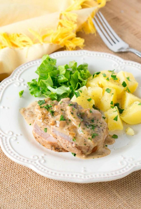 Pork Medallions with Creamy Mushroom Marsala Sauce