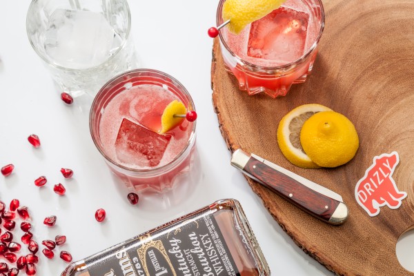 Pomegranate Whiskey Sour