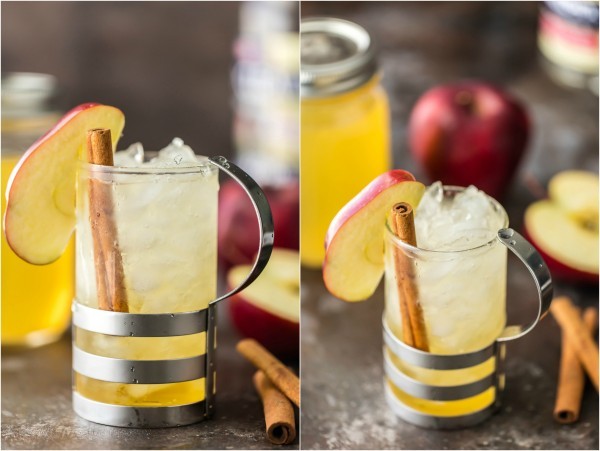 Homemade Apple Pie Vodka is an easy gift idea for Fall! Simple Apple Pie Vodka makes the best fall cocktail with Apple Pie Spritzer! Apple Pie Vodka, Apple Cider, and Club Soda! SO DELISH!