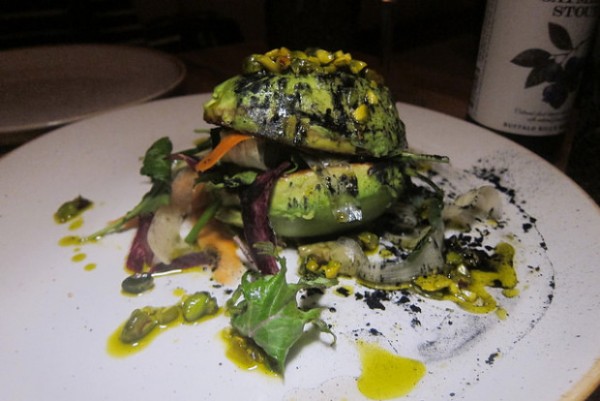 charred avocado