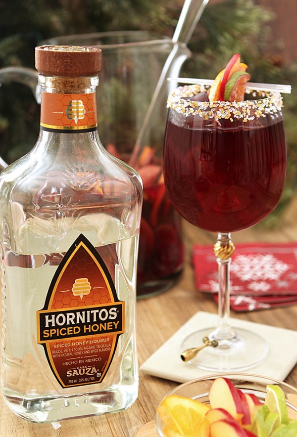 Spiced Honey Tequila Sangria DrinkWire