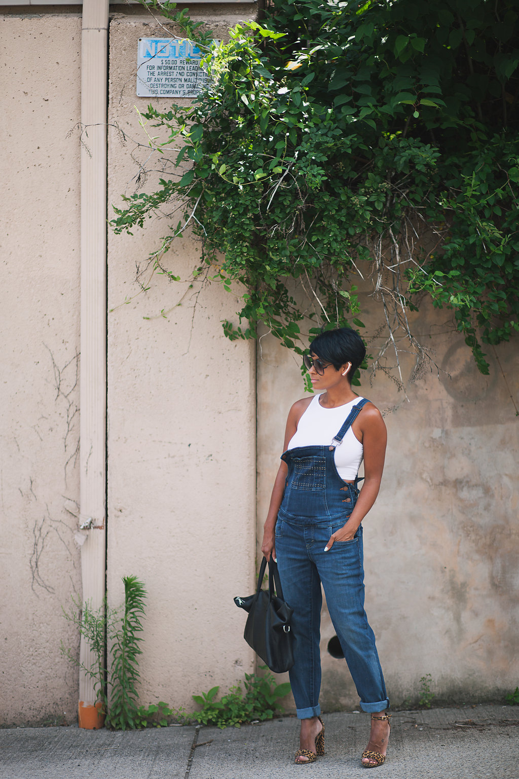 Overalls and Crop Top