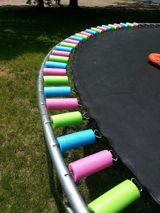 Pool noodles are great for protection.