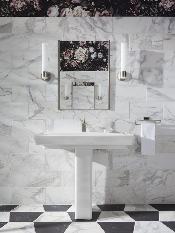 Dark Floral Bathroom Kohler Ideas