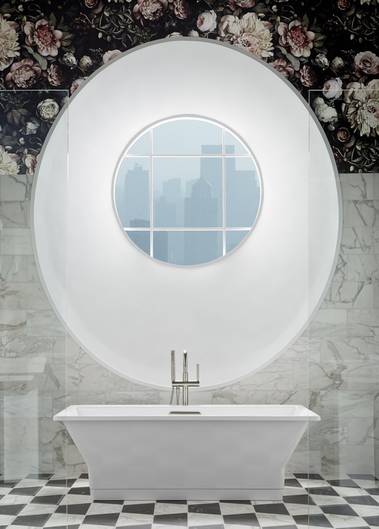 Dark Floral Bathroom Kohler Ideas