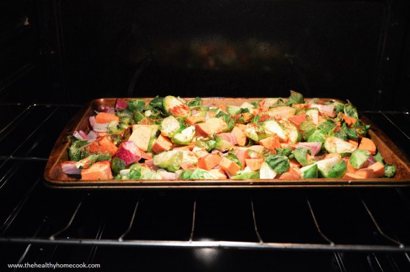 Spread the love of brussels sprouts with this Brussels Sprout & Sweet Potato Hash.