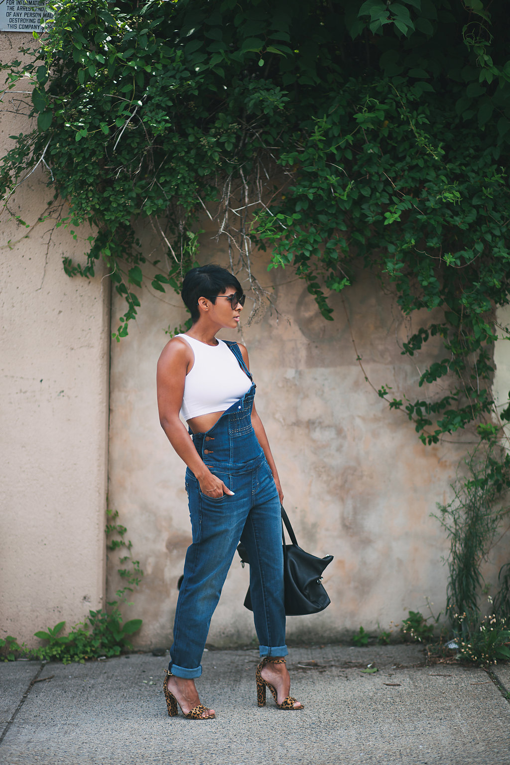 Overalls and Crop Top