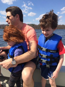 Daddy, take us fishing so mommy can have