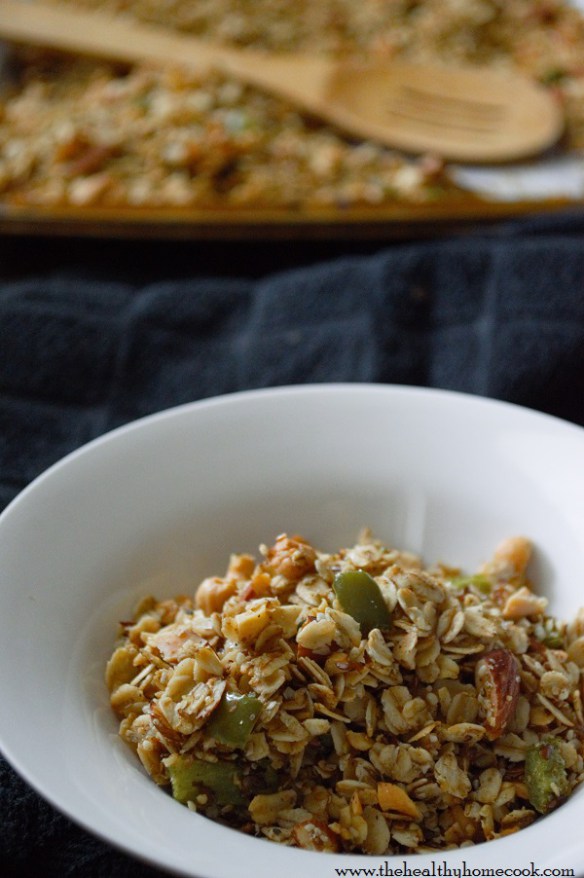 Wake up your senses with this spicy, yet sweet, Jalapeno Granola.